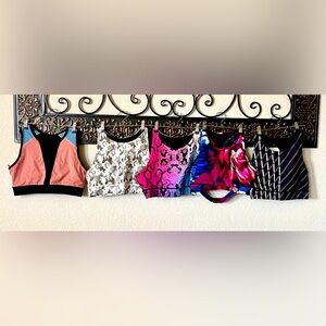 YELETE ACTIVE sports bras sz largeplease note that the pads have been removed.